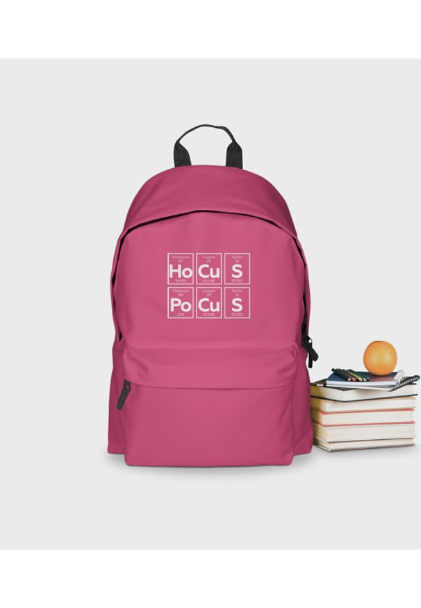 MegaKoszulki - Plecak szkolny HoCuS PoCuS - plecak różowy. Kolor: różowy