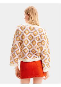 Desigual Sweter Willow 24SWJF25 Kolorowy Loose Fit. Materiał: bawełna, syntetyk. Wzór: kolorowy #5