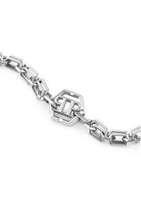 Philipp Plein - PHILIPP PLEIN Bransoletka Plein Icon Chain PJ9EA02BU Srebrny. Materiał: metalowe. Kolor: srebrny