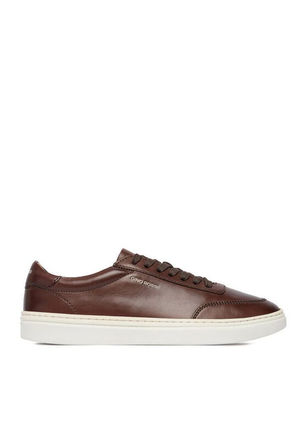 Gino Rossi - GINO ROSSI Sneakersy EO-MARSHAL-01 MI08 Brązowy. Kolor: brązowy. Materiał: skóra