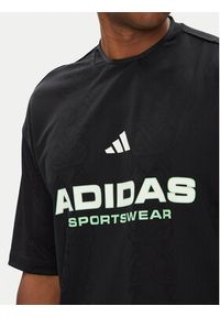 Adidas - adidas T-Shirt Common Goal JM1752 Czarny Loose Fit. Kolor: czarny. Materiał: syntetyk #4