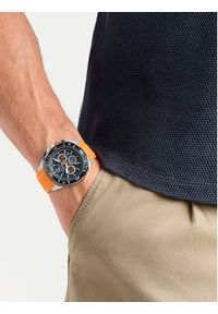 Nautica Zegarek Sporty SET NAPBSS504 Srebrny. Kolor: srebrny. Styl: sportowy