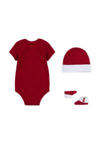 Levi's® - Levi's Komplet niemowlęcy kolor czerwony. Okazja: na spotkanie biznesowe, na co dzień. Kolor: czerwony. Wzór: nadruk. Styl: biznesowy, casual #2