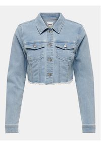 only - ONLY Kurtka jeansowa Wonder 15256098 Niebieski Regular Fit. Kolor: niebieski. Materiał: bawełna #3