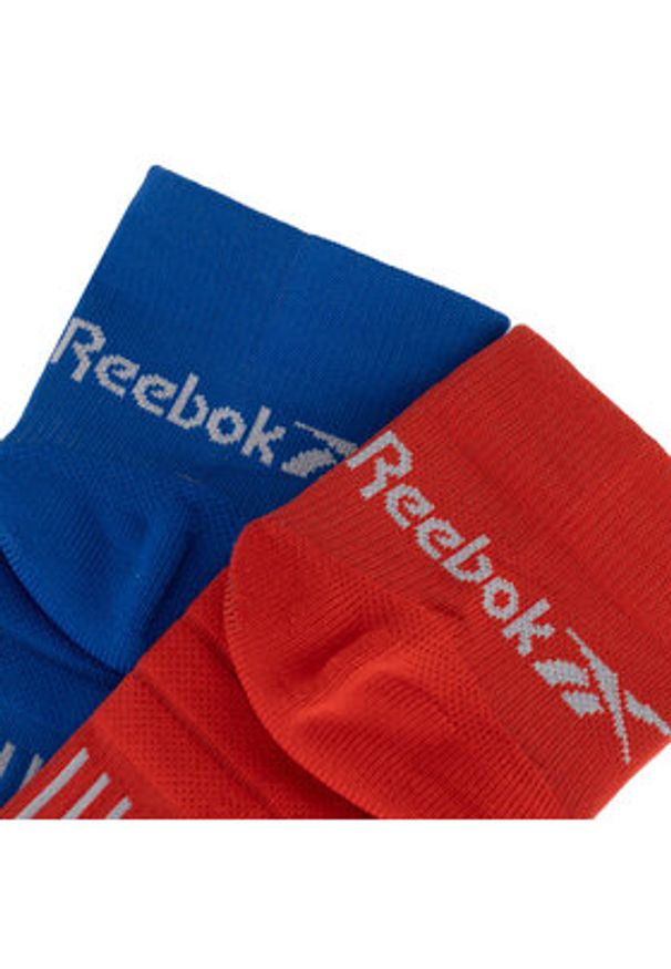 Reebok Skarpety krótkie R0396-SS24 (2-pack) Kolorowy. Materiał: poliester. Wzór: kolorowy