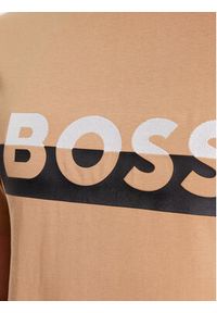 BOSS - Boss T-Shirt Tiburt 421 50499584 Beżowy Regular Fit. Kolor: beżowy. Materiał: bawełna #4