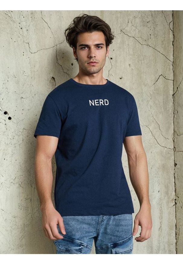 Sinsay - Bawełniana koszulka z napisem - szary. Kolor: szary. Materiał: bawełna. Wzór: napisy