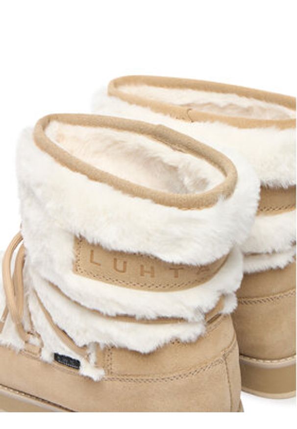 LUHTA - Luhta Śniegowce Luhta Nauttiva Ms 75580 Beżowy. Kolor: beżowy. Materiał: skóra, zamsz