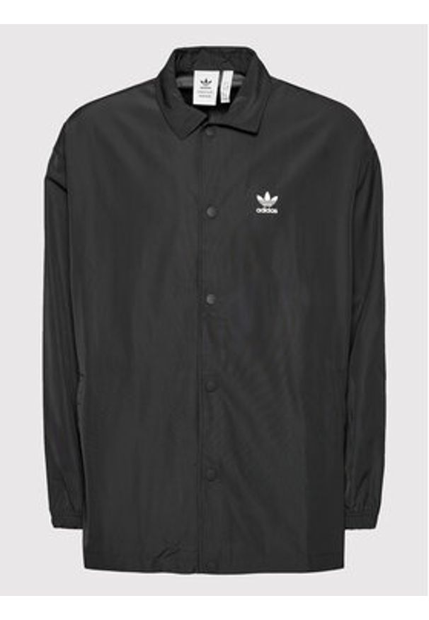 Adidas - adidas Kurtka przejściowa adicolor Classics Trefoil H09129 Czarny Loose Fit. Kolor: czarny. Materiał: syntetyk