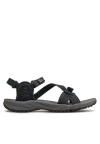 Jack Wolfskin Sandały Lakewood RiderSandal 4019041 Czarny. Kolor: czarny. Materiał: materiał
