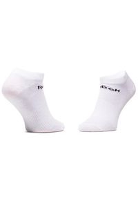 Reebok Zestaw 3 par niskich skarpet unisex Act Core Low Cut Sock 3P GH8228 Biały. Kolor: biały. Materiał: materiał