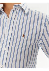 Polo Ralph Lauren Koszula 211936579002 Niebieski Regular Fit. Typ kołnierza: polo. Kolor: niebieski. Materiał: bawełna #4