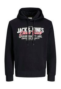 Jack & Jones Bluza Logo 12279649 Czarny Regular Fit. Kolor: czarny. Materiał: bawełna #3
