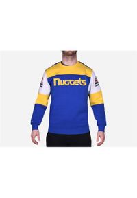 Bluza sportowa męska Mitchell & Ness Denver Nuggets. Kolor: żółty, wielokolorowy