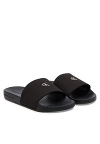 Calvin Klein Jeans Klapki Slide Monogram Hardware YW0YW01713 Czarny. Kolor: czarny. Materiał: materiał #4