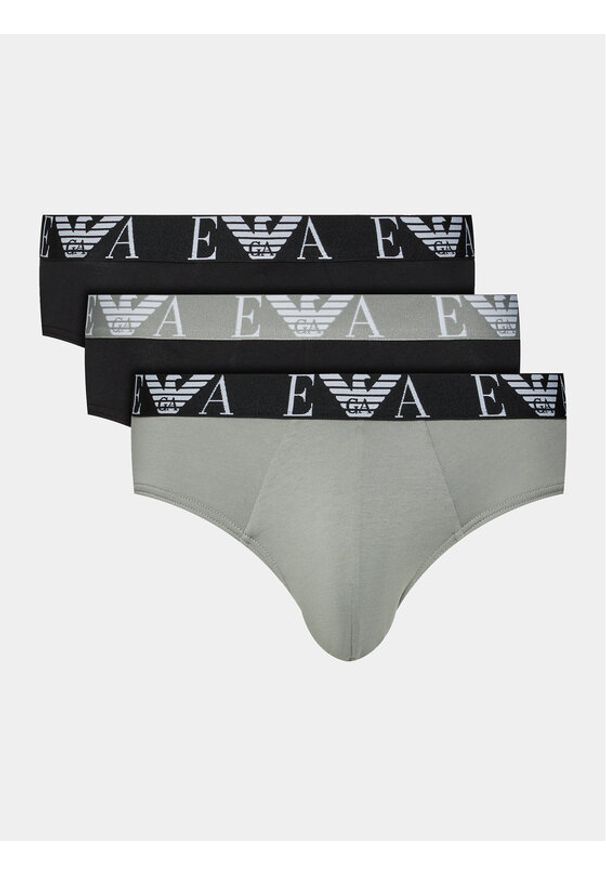 Emporio Armani Underwear Komplet 3 par slipów 111734 4R715 35321 Kolorowy. Materiał: bawełna. Wzór: kolorowy