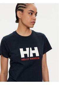 Helly Hansen T-Shirt W Hh Logo T-Shirt 2.0 34465 Granatowy Regular Fit. Kolor: niebieski. Materiał: bawełna #4
