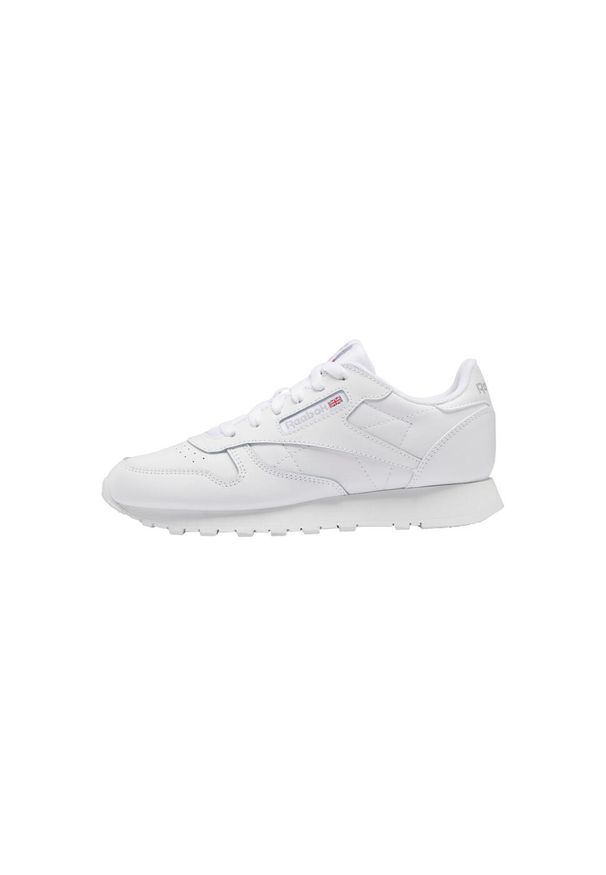 Reebok - Buty na co dzień młodzieżowe REEBOK CLASSIC LEATHER skóra. Okazja: na co dzień. Kolor: biały. Materiał: skóra. Model: Reebok Classic. Sport: turystyka piesza