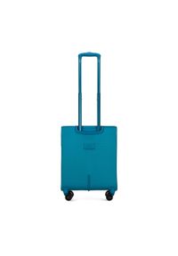 Wittchen - Mała walizka miękka jednokolorowa turkusowa. Kolor: turkusowy. Materiał: poliester #4