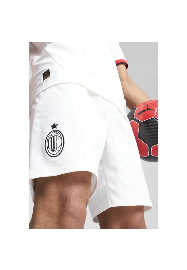 Puma - Męskie szorty AC Milan 24/25 PUMA White. Kolor: biały. Sport: piłka nożna