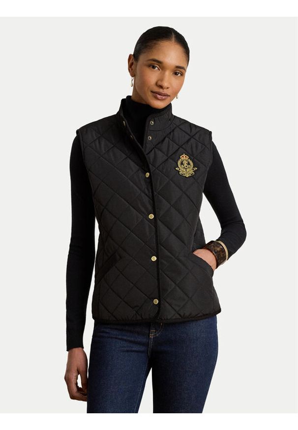 Lauren Ralph Lauren - LAUREN RALPH LAUREN Kamizelka 297P18068001 Czarny Regular Fit. Kolor: czarny. Materiał: syntetyk