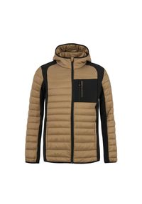 Kurtka puchowa Protest Letton Outerwear. Kolor: brązowy, wielokolorowy, beżowy. Materiał: puch. Sezon: zima. Sport: narciarstwo