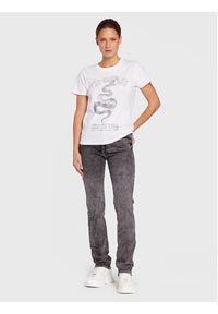 True Religion Jeansy Billie 205692 Szary Straight Fit. Kolor: szary