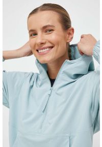 Calvin Klein Performance bluza treningowa Essentials kolor niebieski z kapturem gładka. Typ kołnierza: kaptur. Kolor: niebieski. Materiał: materiał. Długość: krótkie. Wzór: gładki #2