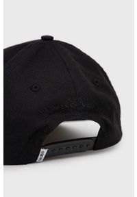 Deus Ex Machina czapka bawełniana kolor czarny z aplikacją. Kolor: czarny. Materiał: bawełna. Wzór: aplikacja #4