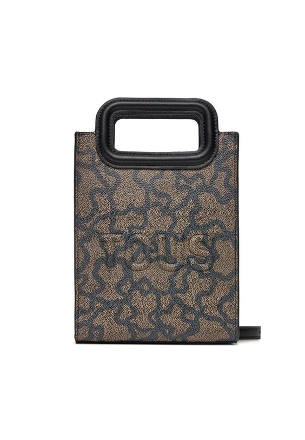 Tous - TOUS Torebka Kaos Icon 395910401 Brązowy. Kolor: brązowy. Materiał: skórzane
