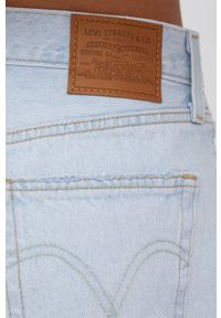 Levi's® - Levi's spódnica jeansowa mini rozkloszowana. Okazja: na spotkanie biznesowe. Stan: podwyższony. Kolor: niebieski. Materiał: jeans. Styl: biznesowy #4