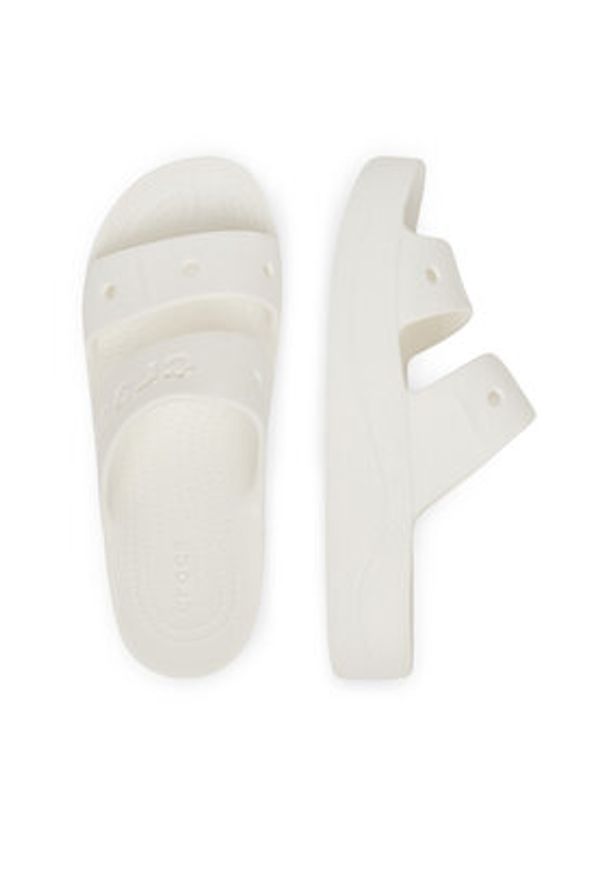 Crocs Klapki BAYA PLATFORM SANDAL 208188-100 Biały. Kolor: biały. Obcas: na platformie