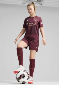 Puma - Młodzieżowa koszulka Manchester City 24/25 PUMA Dark Jasper Red. Kolor: czerwony