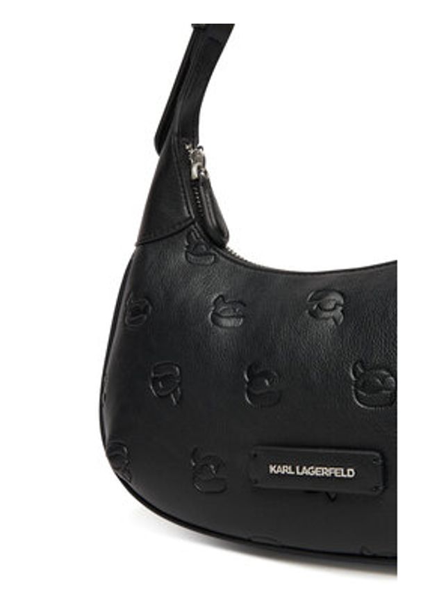 Karl Lagerfeld - KARL LAGERFELD Torebka A3W30292 Czarny. Kolor: czarny. Materiał: skórzane