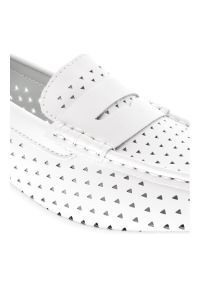 Białe Półbuty S.Barski Stylowe Obuwie Damskie. Kolor: biały. Szerokość cholewki: normalna. Styl: elegancki #2