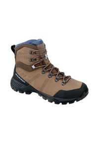 Buty trekkingowe damskie Mammut Nova Tour Ii High Gtx. Wysokość cholewki: za kostkę. Kolor: wielokolorowy. Materiał: materiał, skóra. Szerokość cholewki: normalna