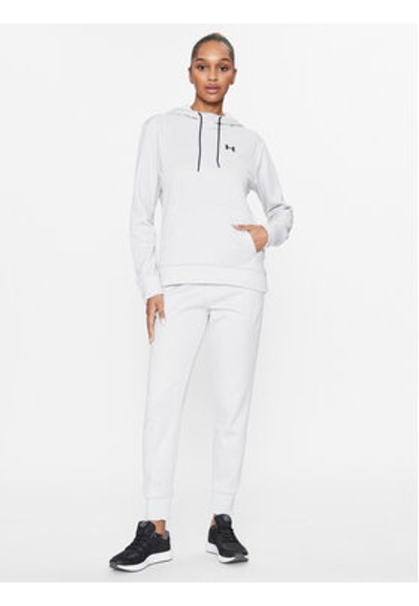 Under Armour Bluza Armour Fleece Hoodie 1373055 Szary Loose Fit. Kolor: szary. Materiał: syntetyk