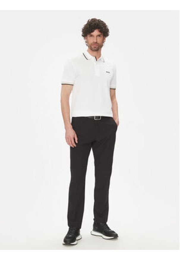 BOSS Polo Paddy 50469055 Écru Regular Fit. Typ kołnierza: polo. Materiał: bawełna