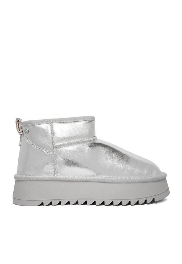 Eva Minge Śniegowce EO-NIKI-TS6304-01 Srebrny. Kolor: srebrny. Materiał: skóra, syntetyk
