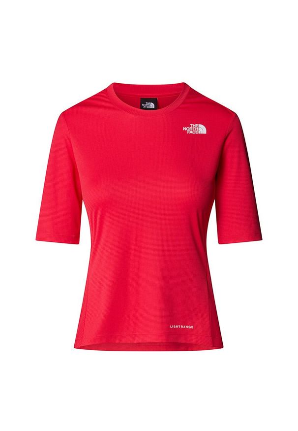 Koszulka damska The North Face Shadow 0A87TW6IE1 - czerwona. Kolor: czerwony. Materiał: poliester, materiał. Sezon: lato. Sport: fitness