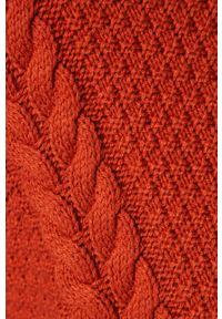 Noisy may - Noisy May - Sweter. Kolor: pomarańczowy. Materiał: bawełna, materiał, dzianina, akryl, ze splotem. Wzór: gładki #5