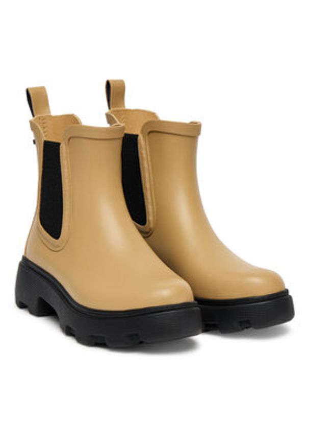 TOMMY HILFIGER - Tommy Hilfiger Kalosze Rubber Flag Cleated FW0FW08637 Brązowy. Kolor: brązowy. Materiał: guma