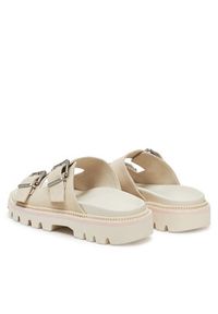 Tommy Jeans Klapki Double Strap Sandal Suede EN0EN02797 Écru. Materiał: zamsz, skóra #6
