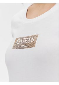 Guess T-Shirt W4RI33 J1314 Biały Slim Fit. Kolor: biały. Materiał: bawełna #2