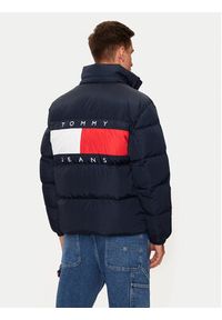 Tommy Jeans Kurtka puchowa Alaska DM0DM20479 Granatowy Regular Fit. Kolor: niebieski. Materiał: syntetyk