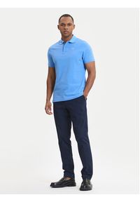 Barbour Polo Tartan MML0012BL95 Niebieski Tailored Fit. Typ kołnierza: polo. Kolor: niebieski. Materiał: bawełna #4