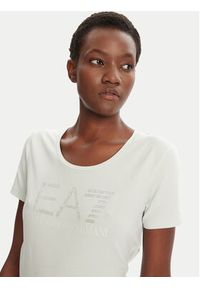 EA7 Emporio Armani T-Shirt 7W000094 AF10373 U9060 Błękitny Slim Fit. Kolor: niebieski. Materiał: bawełna #5