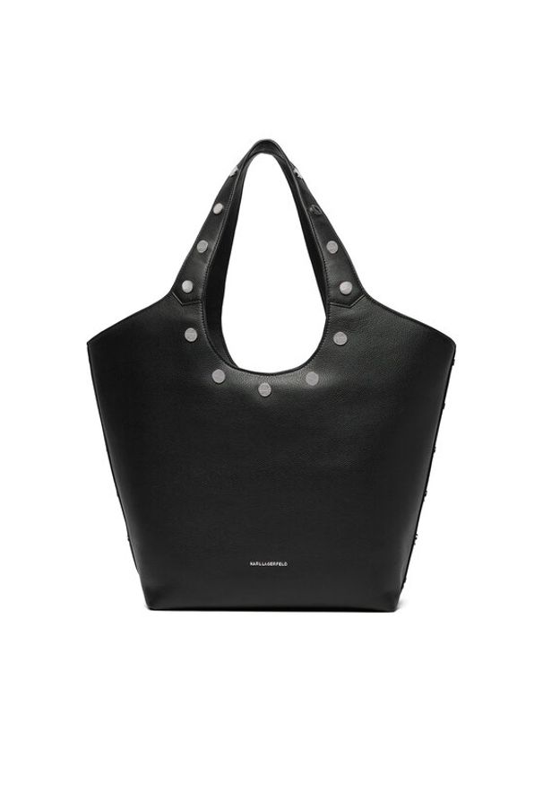 Karl Lagerfeld - KARL LAGERFELD Torebka A4W30120 Czarny. Kolor: czarny. Materiał: skórzane