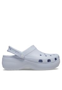 Crocs Klapki Classic Platform Clog W 206750 Niebieski. Kolor: niebieski. Obcas: na platformie