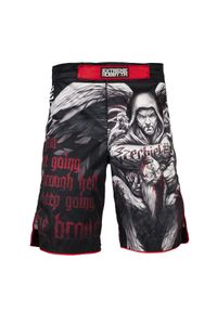 Spodenki do Grapplingu MMA BJJ K1 męskie EXTREME HOBBY EZECHIEL do MMA. Kolor: czarny. Materiał: poliester